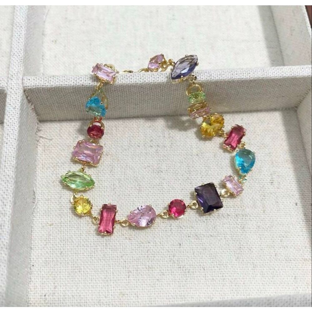 Multicolored Crystal Bracelet